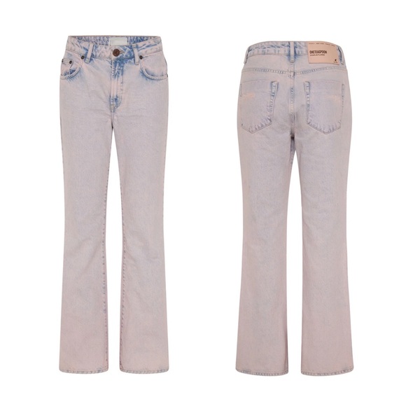 EUC One Teaspoon 29 Pink Haze Charlie Flares - Picture 2 of 16